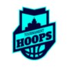 Hoops Tournament Basketball logo template