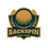 Backspin Golf club logo template
