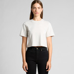Wo's Heavy Faded Crop Tee