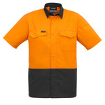  Mens Rugged Cooling Hi Vis Short Sleeve Shirt